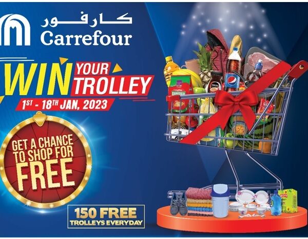 Carrefour rewards customers with 150 free trolleys per day