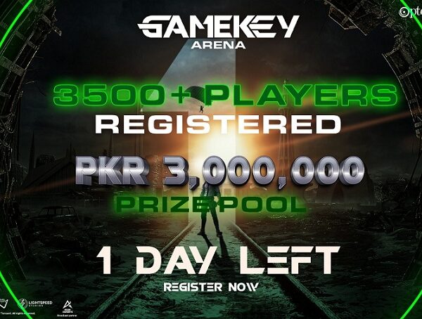 Squad registrations for PKR 3 Million PUBG MOBILE tournament under PTCL Group’s ‘GameKey Arena’ close tonight