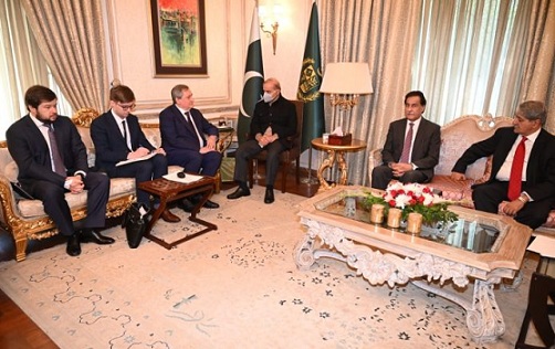 Russian energy minister meets PM; long-term oil, gas supply from Russia to Pakistan discussed