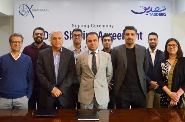 Karandaaz Pakistan signs data sharing agreement with TASDEEQ Credit Bureau