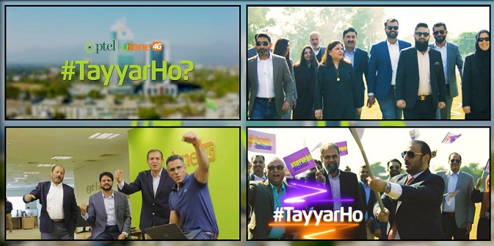 PTCL Group Celebrates the #TayyarHo Anthem!