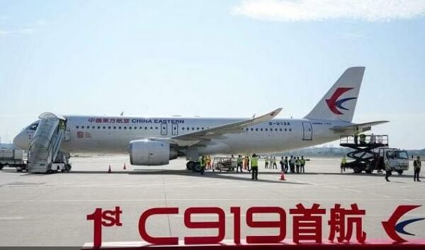 China’s home-grown C919 completes first commercial flight