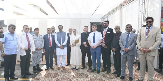 Russian container ship arrives at Karachi Port