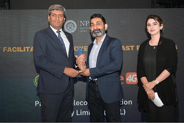 PTCL recognized as the ‘Most Facilitating Employer’ at NUST Placement Recognition Awards 2023