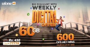 Ufone 4G’s has launched a brand new ‘Weekly Digital Offer’