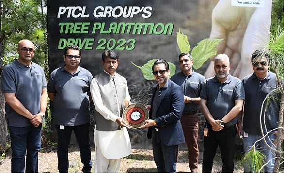PTCL Group partners with PHA to plant trees at Murree Expressway to foster resilience against climate change