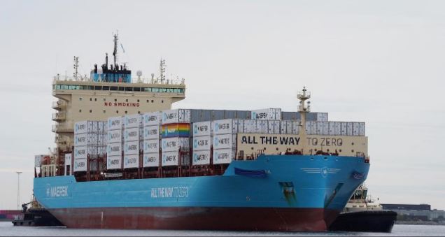 Maersk unveils world’s first bio-methanol container ship