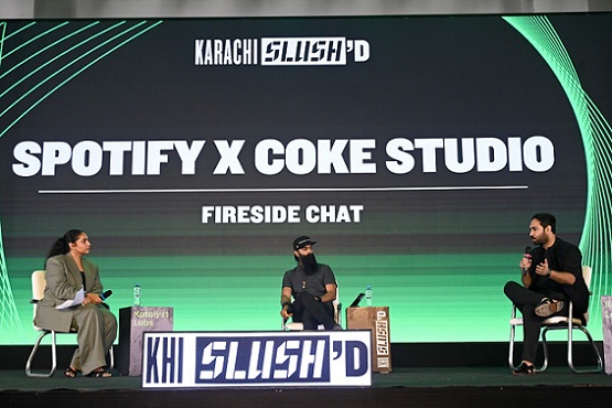 Karachi Slush’D hosts a fireside chat between Spotify and Coke Studio