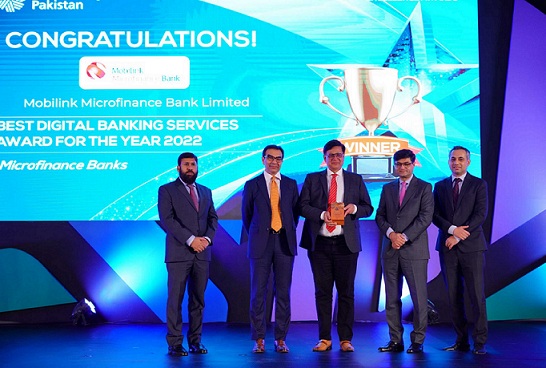 Mobilink Bank Receives CFA Society Award for Best Digital Banking Services
