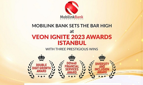 Mobilink Bank carries the day at Veon’s Ignite Awards held in Istanbul