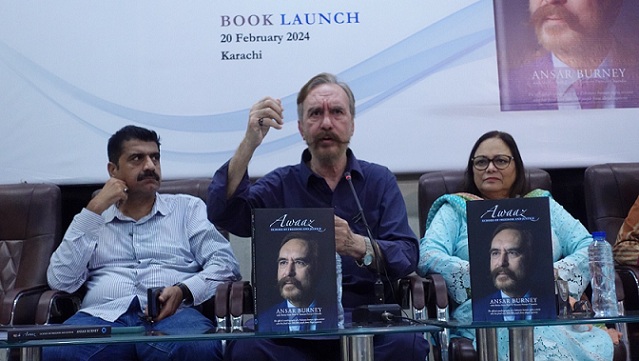 Ansar Burney Launches Autobiography “Awaaz”