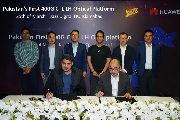 Jazz partners with Huawei to boost network capacity