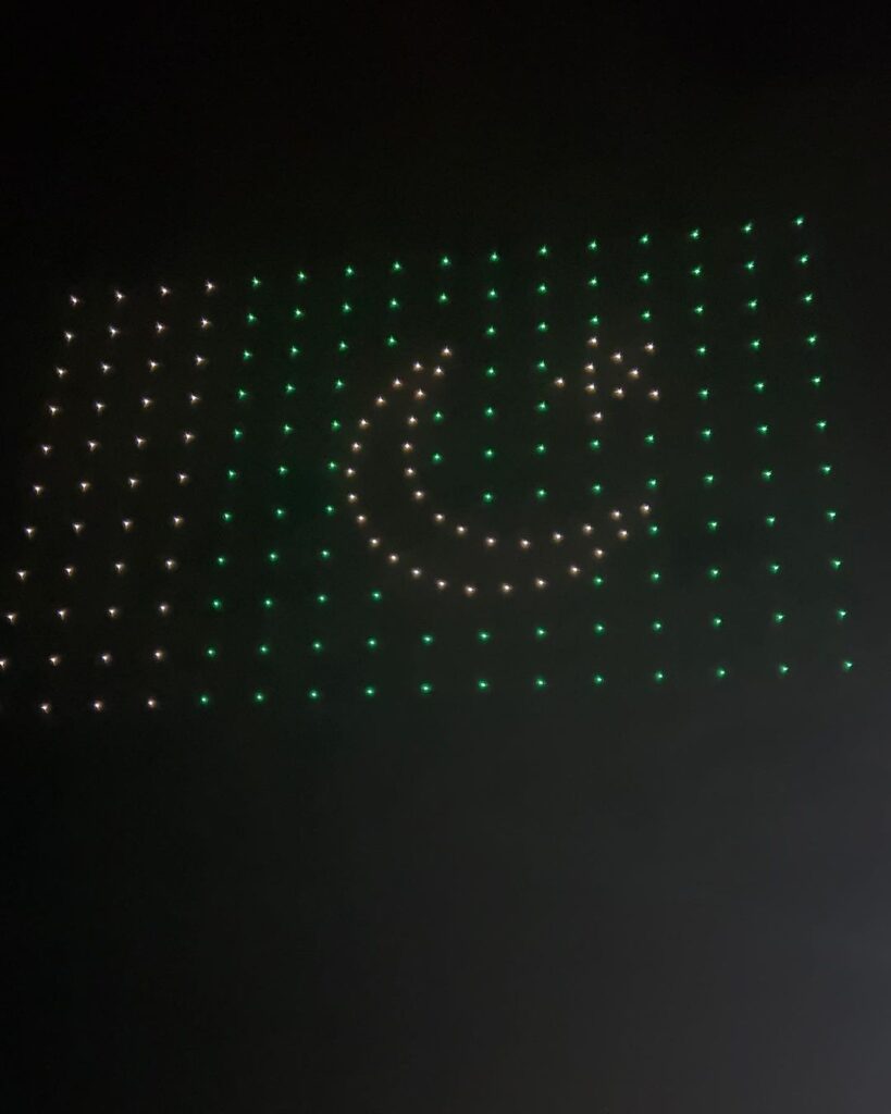 Sports in Pakistan, acquired the cutting-edge drone light technology