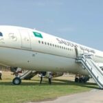 Saudi plane’s landing gear catches fire at Peshawar Airport