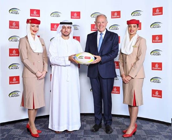 Emirates commits support to Asia Rugby to broaden reach and appeal of sport in 36 countries