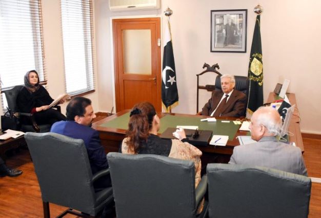 FrieslandCampina Engro delegation Visits Federal Minister Rana Tanveer Hussain