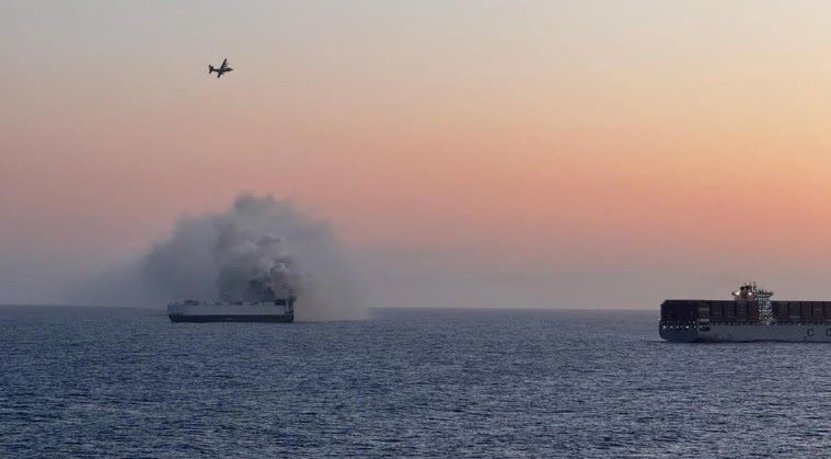 Pacific Blaze: EV-Laden Ship Abandoned After Fire Breaks Out
