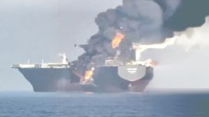 Strait of Hormuz in Flames! Tankers Burn Following Devastating Crash