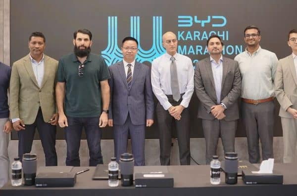 BYD - Mega Motor Company partners with Pakistan’s first World Athletics–Certified Karachi Marathon