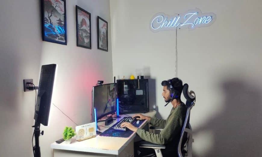 Karachi Video Game Streamer Levels up His Setup with Temu Finds