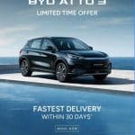 BYD Atto 3 Sets a New Standard with 30-Day Delivery in Pakistan