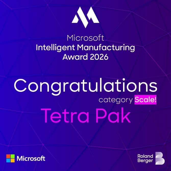 TETRA PAK® FACTORY OS™ WINS MIMA 2026 SCALE! AWARD FOR ENABLING COST-EFFICIENT GROWTH IN FOOD AND BEVERAGE MANUFACTURING
