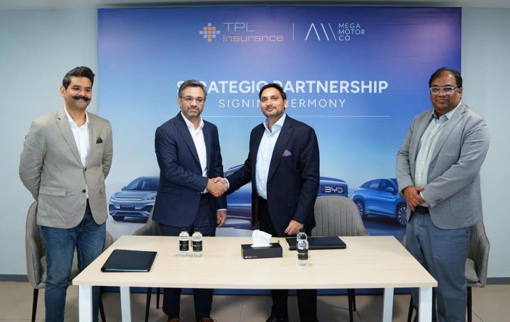 Mega Motor Company and TPL insurance collaborate to launch MMC Cares for BYD Owners in Pakistan