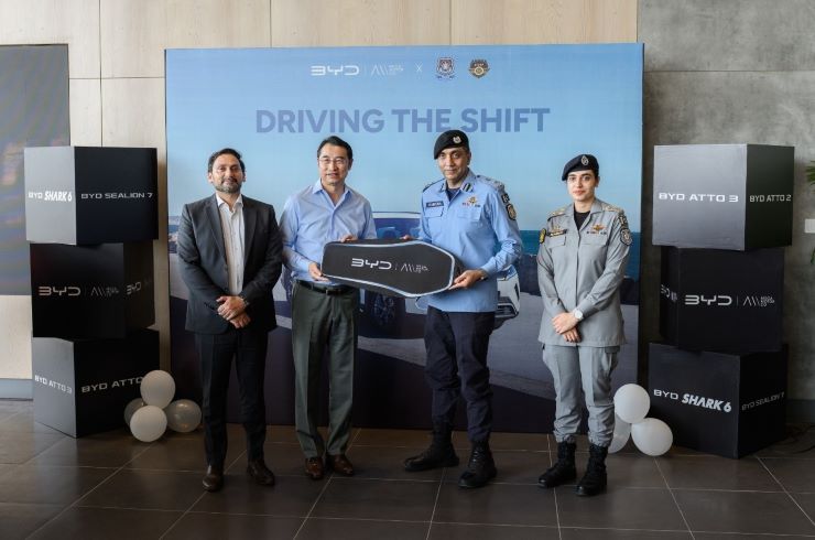 Islamabad Police Departments Mark Milestone in Electric Mobility Adoption with BYD EVs
