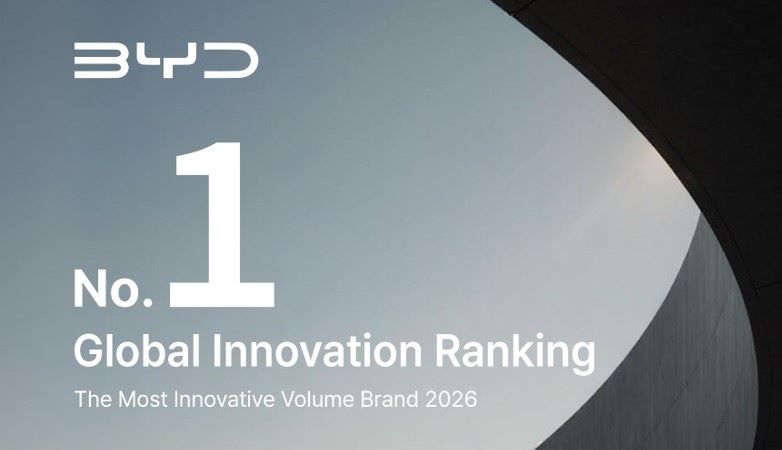 BYD Tops CAM Global Automotive Innovation Ranking in Historic First