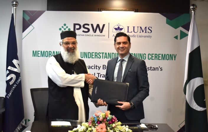 PSW Signs MoU With LUMS to Enhance Trade Facilitation and Capacity Building