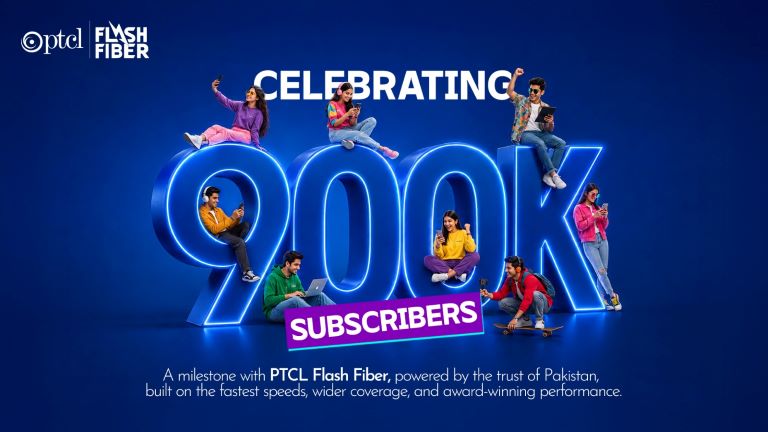 PTCL Flash Fiber surpasses 900,000 subscribers, reinforcing leadership in Pakistan’s fiber broadband market