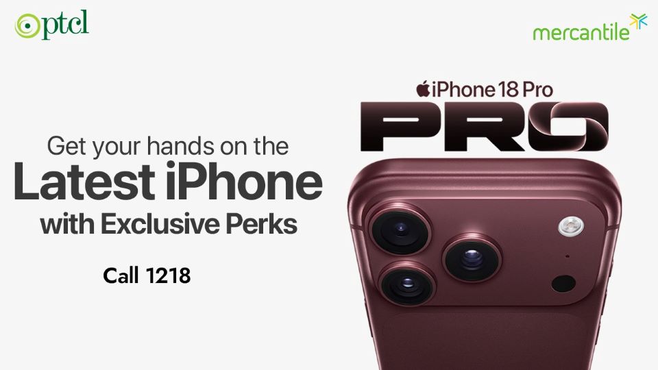 PTCL & Mercantile to offer iPhone 18 Pro series with two-year warranty