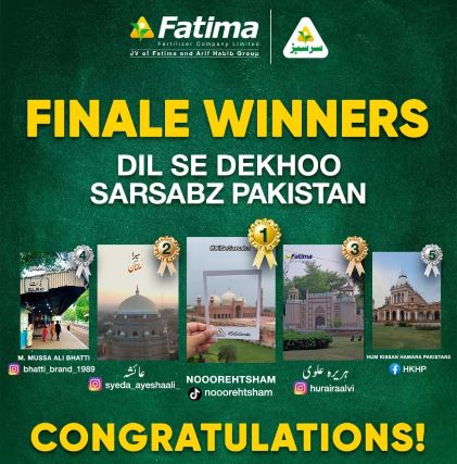 Sarsabz Announces Winners of ‘Dil Se Dekho Sarsabz Pakistan’ Campaign