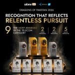 Ufone and Telenor Pakistan secure nine awards at Dragons of Pakistan 2026